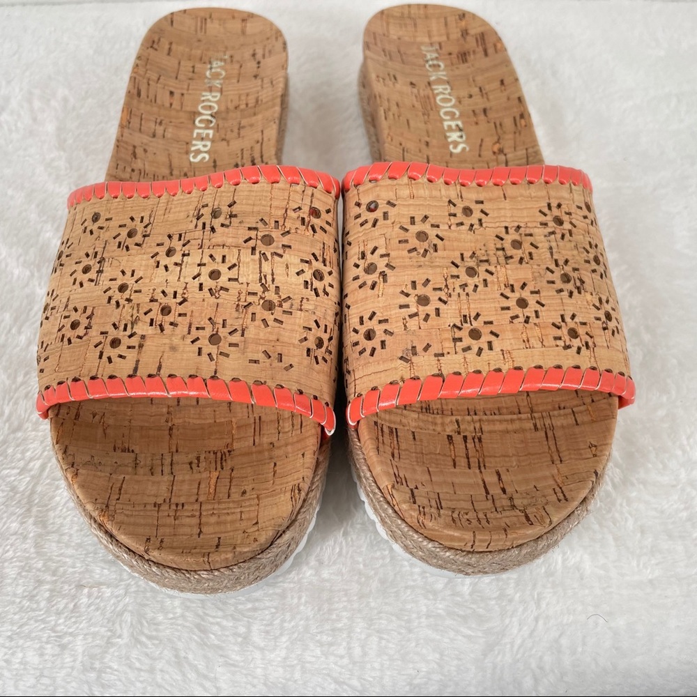 Jack Rogers 8.5 Slip-On Shoes Sandal Laser Cut New - Picture 2 of 8